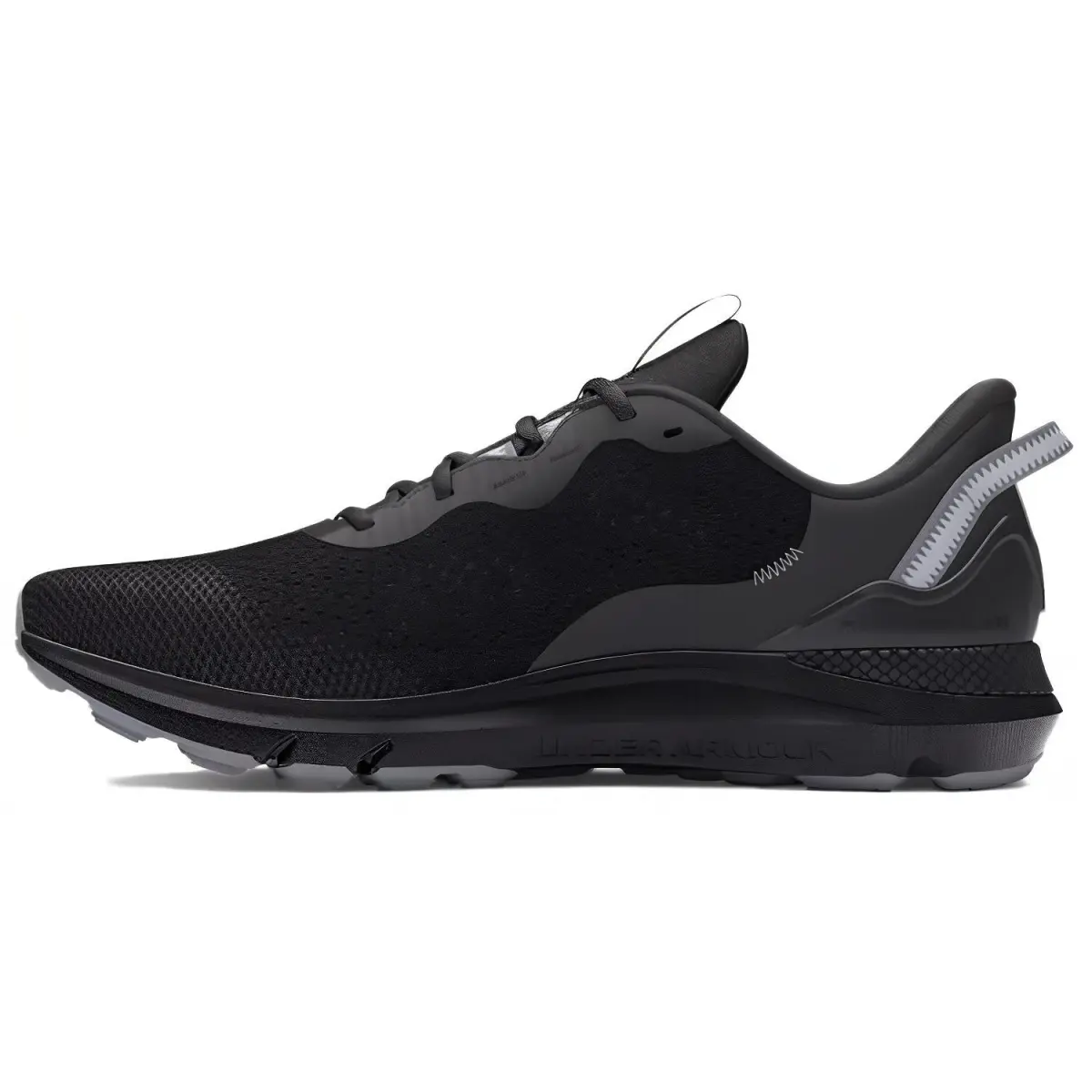 Under Armour Cushioning Abrasion Resistant Cushioning, Wear Resistant Low top Running Shoes Unisex Black