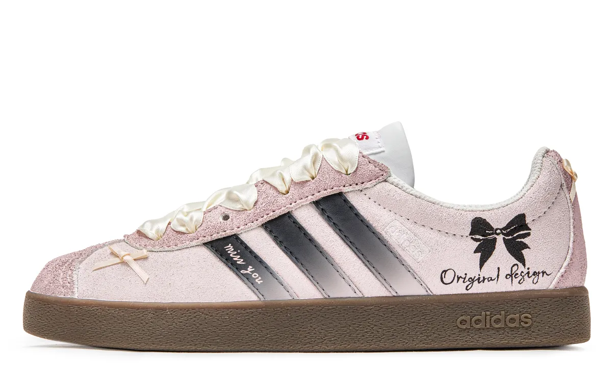 Adidas VL COURT 2.0 Slip Resistant Abrasion Resistant Slip Resistant Abrasion Resistant Low top Skateboard Shoes Unisex