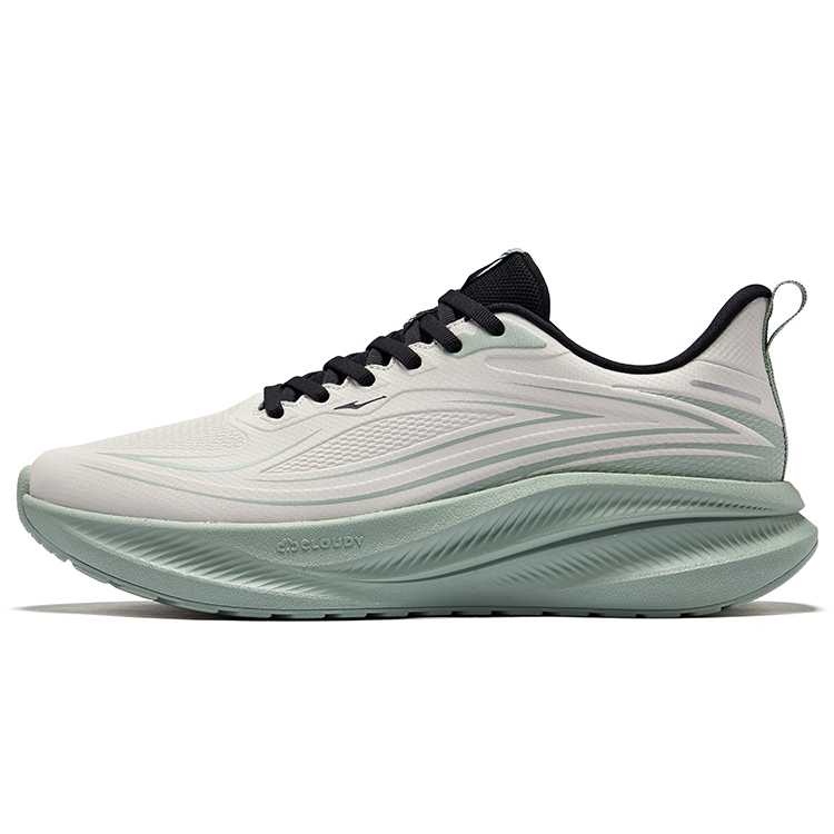 Erke Cushioning Rebound Cushioning Rebound Low top City Commuting Running Shoes Men’s Wild Gray Emerald Wave