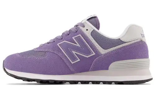 New Balance 574 Lavender White