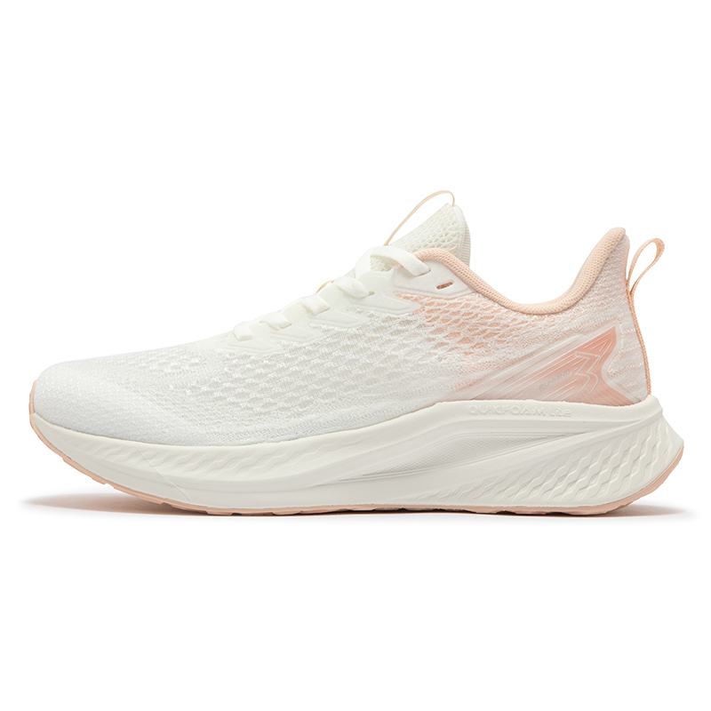 361° Slip Resistant, Abrasion Resistant, Breathable, Lightweight Low top Running Shoes Women’s White Pink