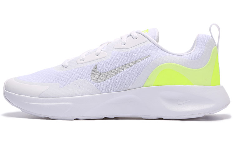 Nike Wearallday Low top Marathon Running Shoes Men's White Yellow