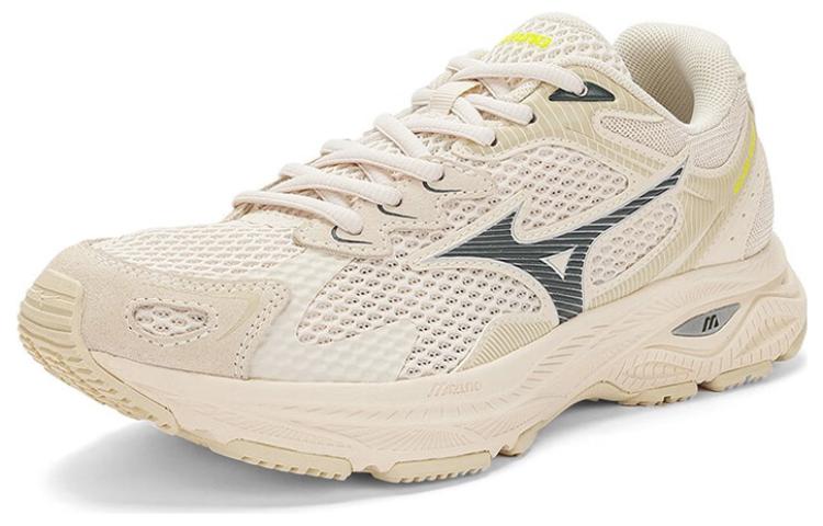 Mizuno Racer S Slip Resistant Abrasion Resistant Slip Resistant Abrasion Resistant Low top Running Shoes Unisex Ecru