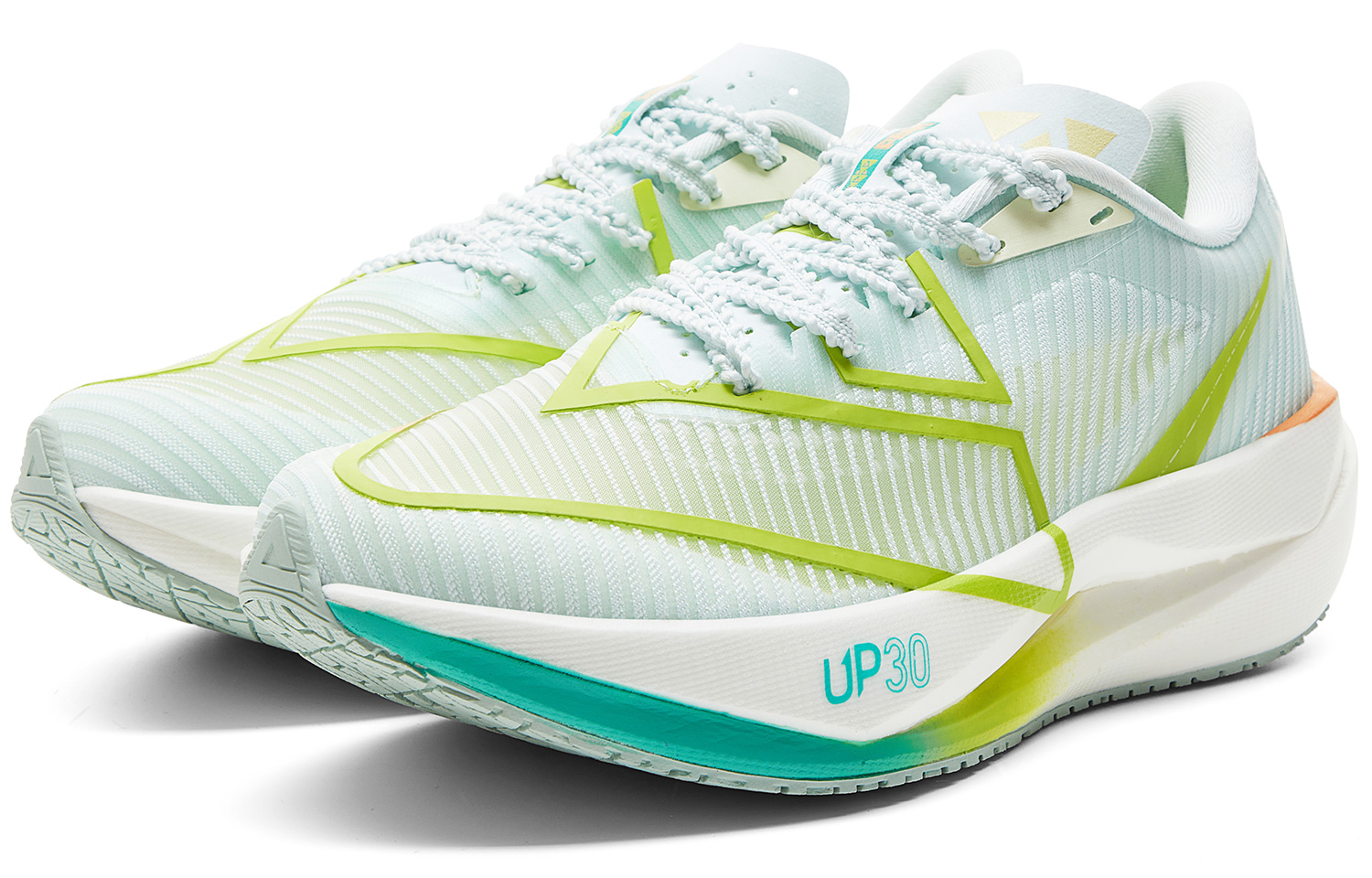 PEAK UP 30 3.0 Cushioning Rebound Slip Resistant Abrasion Resistant Low top Running Shoes Women’s Aqua Blue