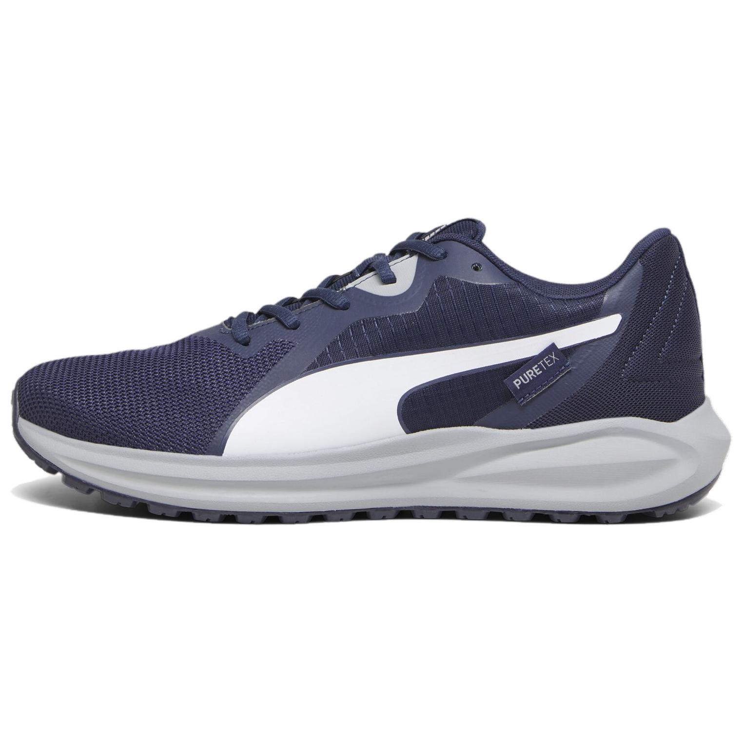 PUMA Twitch Runner Cushioning, Wear Resistant Low top Running Shoes Unisex Dark Blue