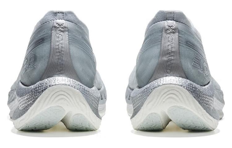 XTEP 160X 3.0 Cushioning Slip Resistant Abrasion Resistant Low top Running Shoes Women’s Gray Silver