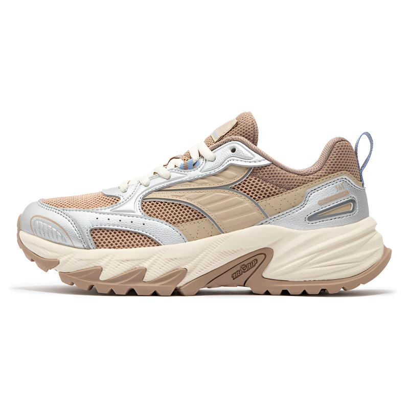361° Floating Light Cushioning Slip Resistant Low top Running Shoes Women’s Umber Silver