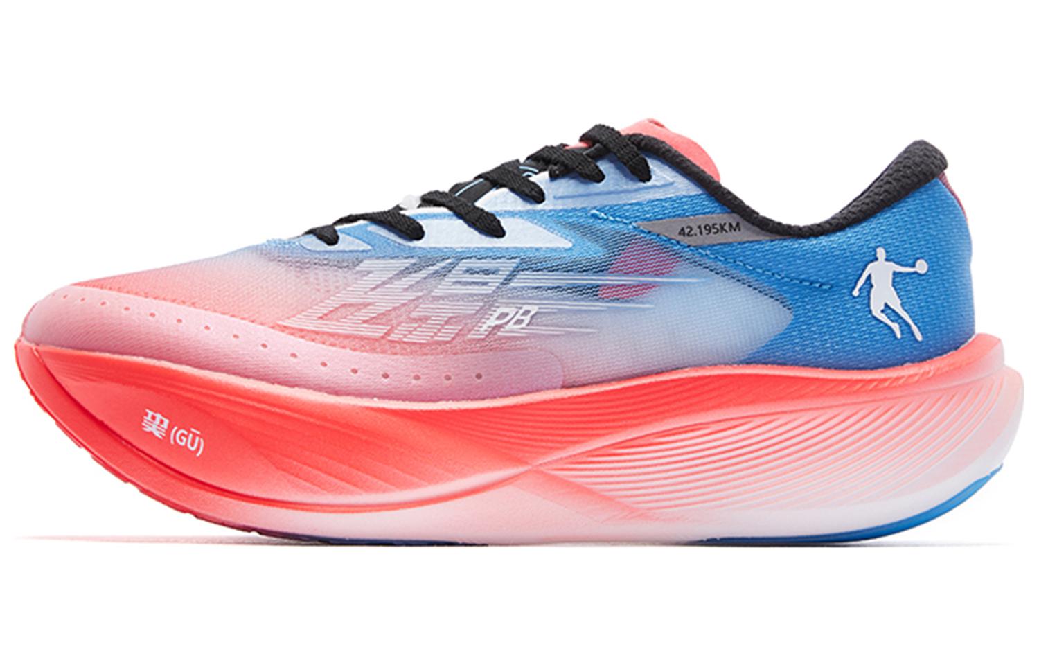 Jordan Feiying PB3.0 巭PRO full-length carbon plate shock-absorbing, non-slip and wear-resistant low-top running shoes, men's style, red and blue