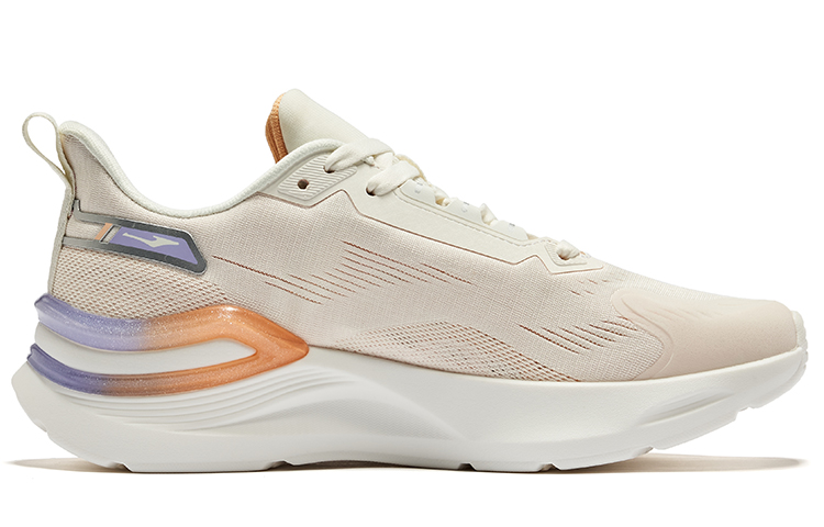 Erke Tianma 2.0 Cushioning, Wear Resistant Low top Running Shoes Women’s White Orange