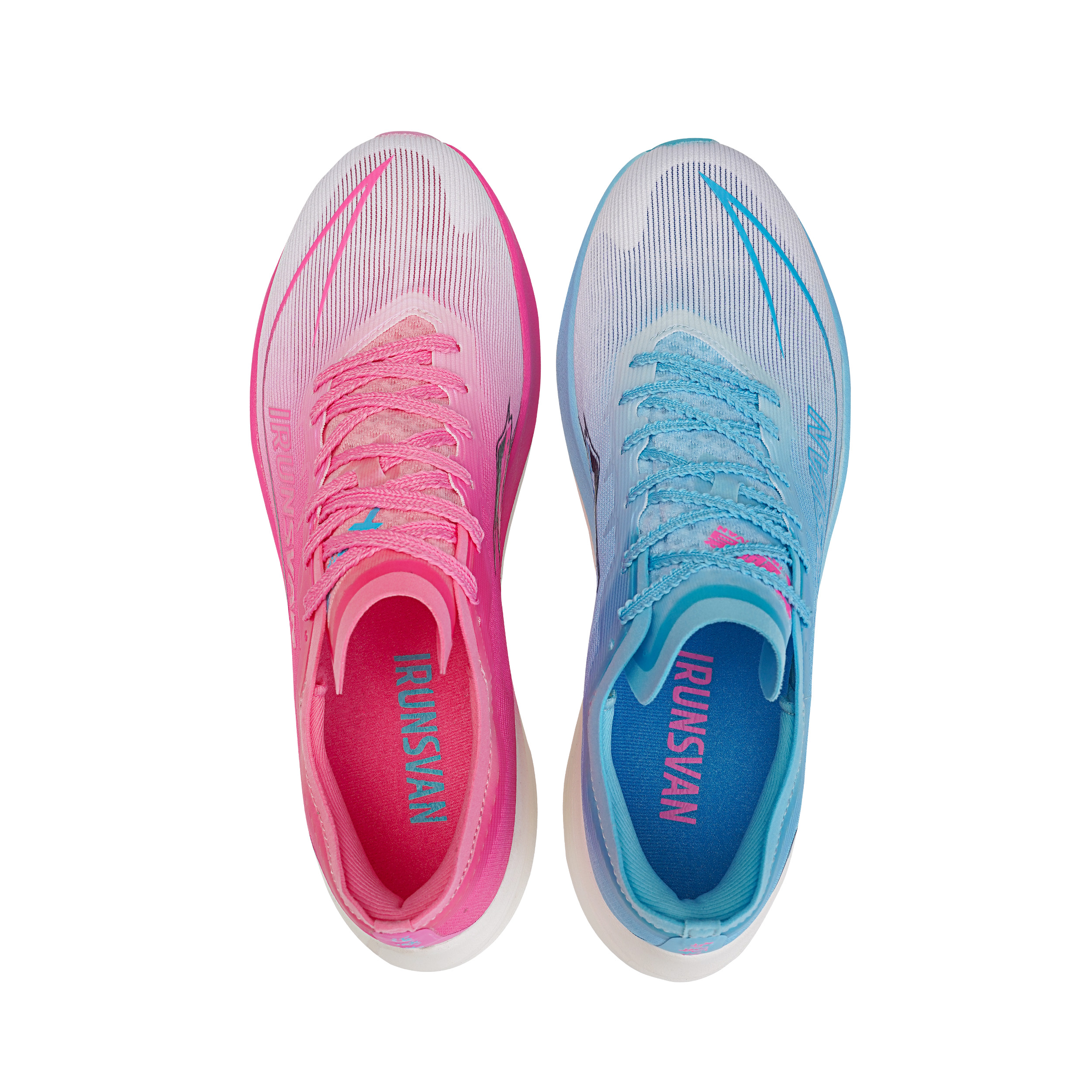 IRUNSVAN Low top Running Shoes Unisex Snow Flames
