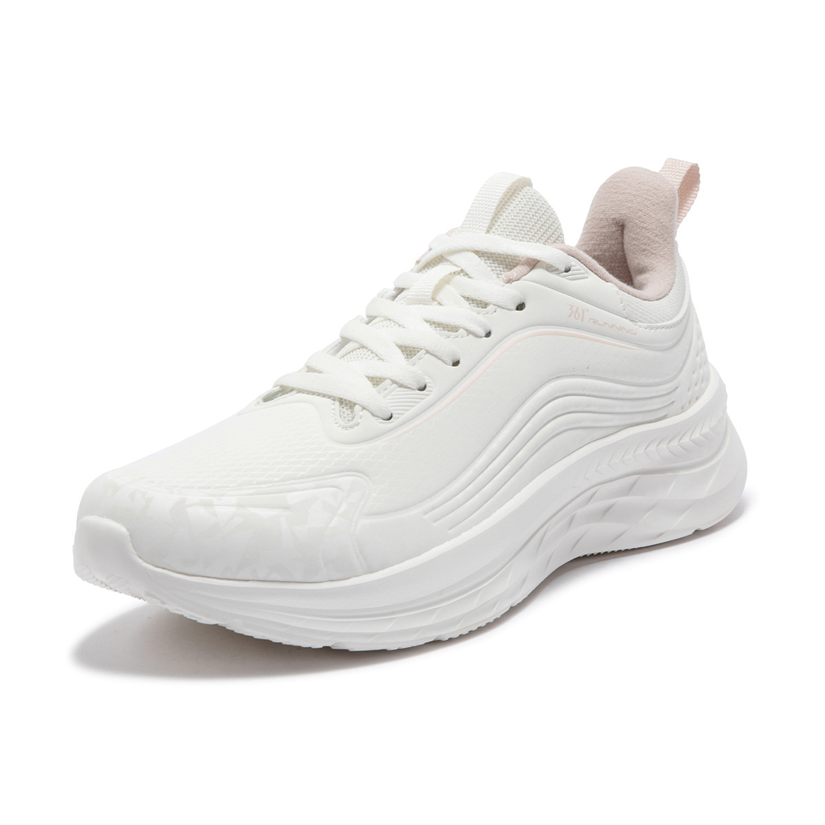361° Cushioning, Wear Resistant Low top Running Shoes Women’s White