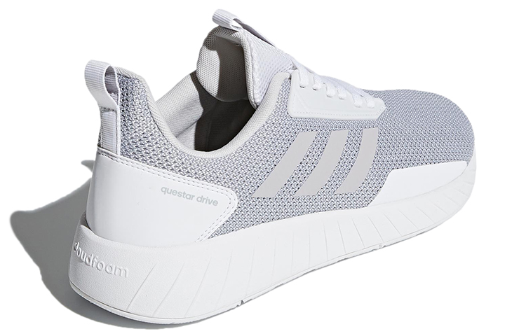Adidas Neo Questar Abrasion Resistant Low top Running Shoes Men’s Gray White