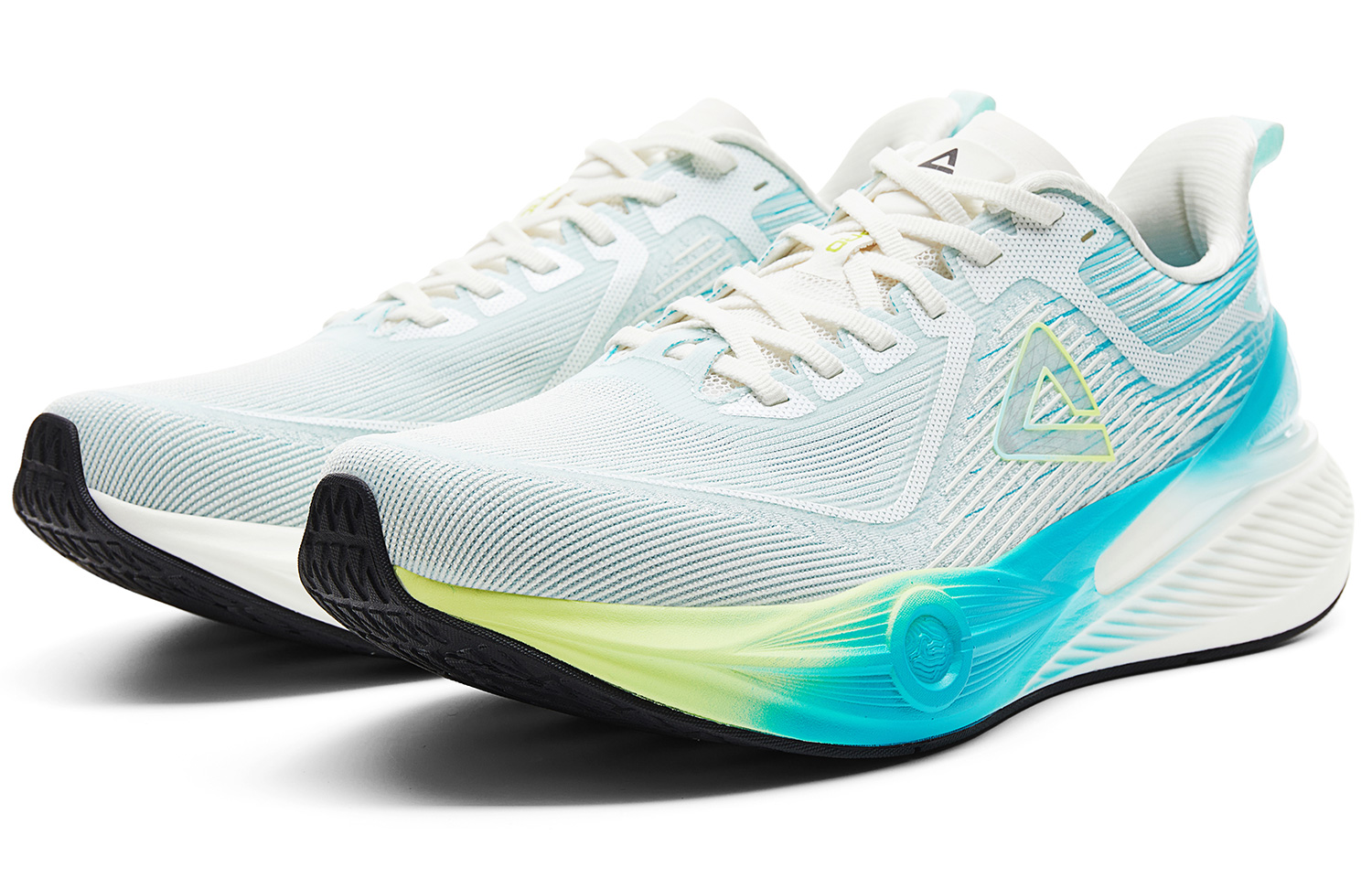PEAK Taichi 7.0 PRO Cushioning Slip Resistant Abrasion Resistant Low top Training Running Shoes Men’s Milk White Blue