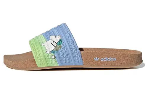 Adilette Moomin x Adilette Wmns Adidas Originals Cork Slide 'Moomintroll' Women's