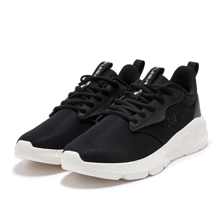 361° Slip Resistant And Breathable Low top Casual Running Shoes Men’s Black White