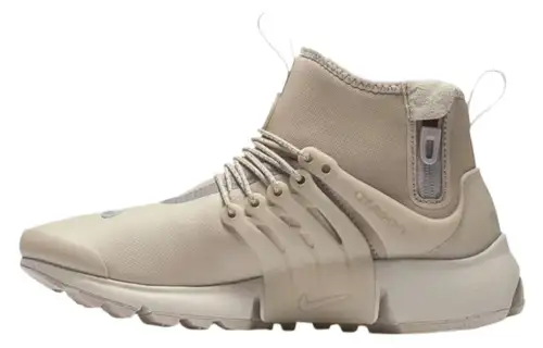 Nike Air Presto Abrasion Resistant Cushioning Slip Resistant Mid top Casual Shoes Women's Beige