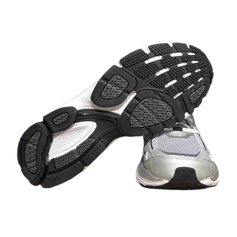 Adidas Spiritain 2000 PU, Textile Low top FORMOTION Casual Running Shoes Unisex Silver