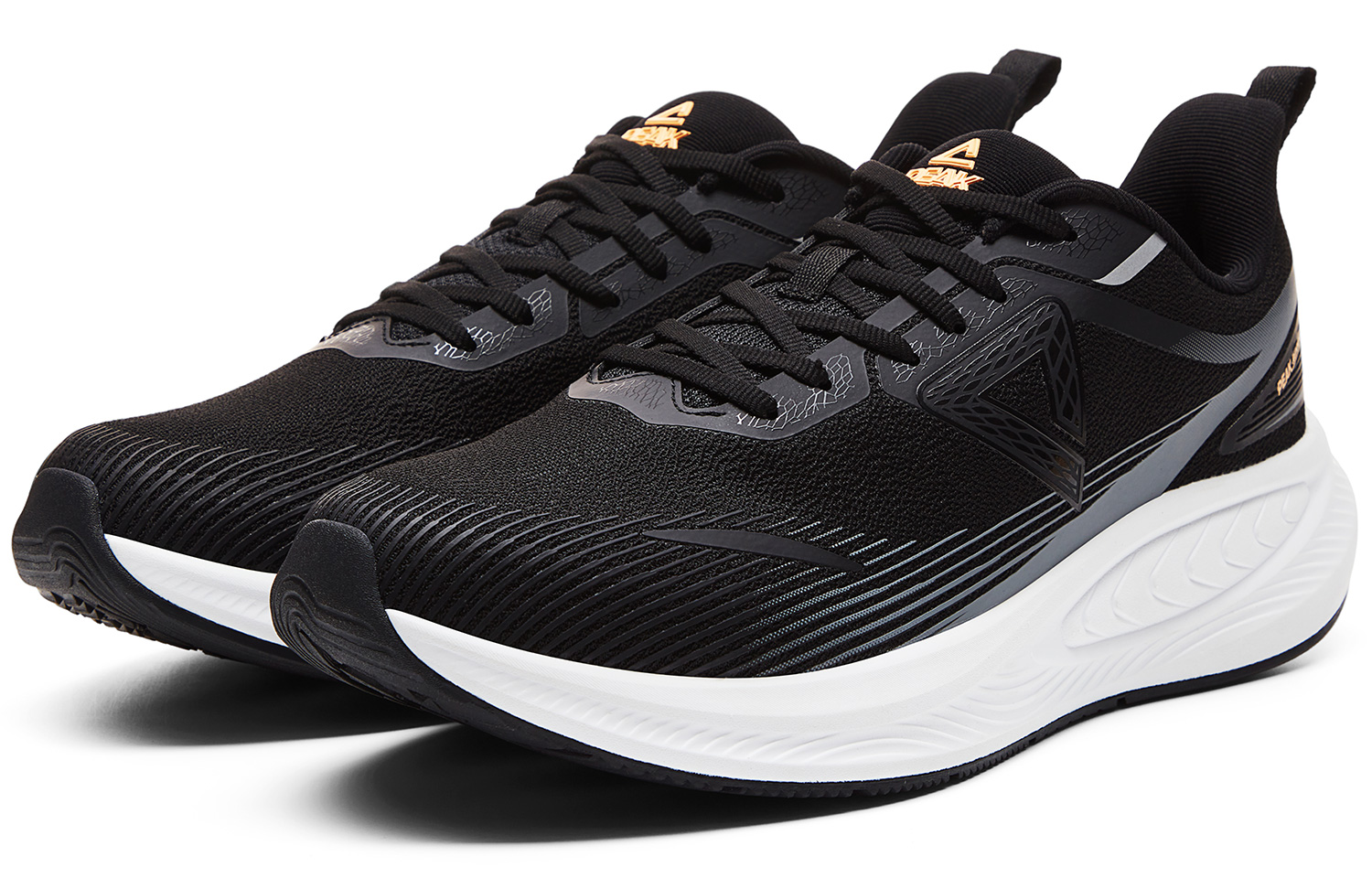 PEAK Running Shoes Men’s Low Top Black Baymax
