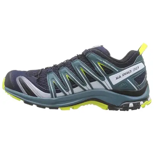 SALOMON XA PRO 3D Fabric Low top Trail Running Shoes Men's Black Green