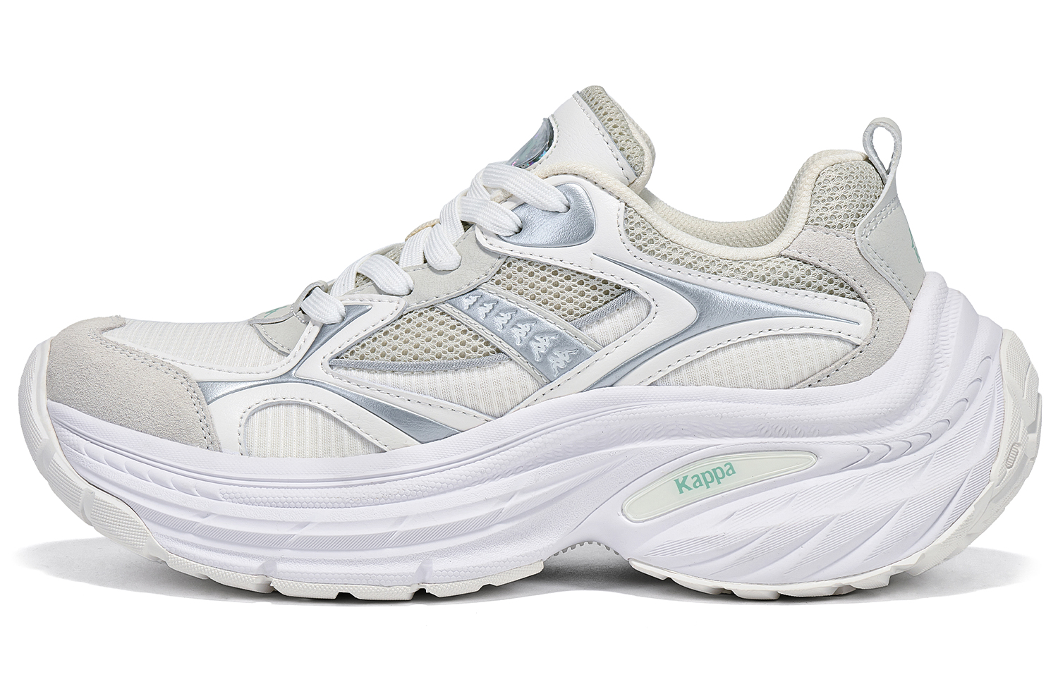 Kappa Slip Resistant Abrasion Resistant Slip Resistant Abrasion Resistant Low top Running Shoes Women’s Classic White