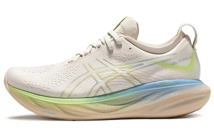 ASICS GEL Nimbus 25 Textile, Synthetic Leather Abrasion Resistant Breathable Low top Physical Fitness Test & Exam