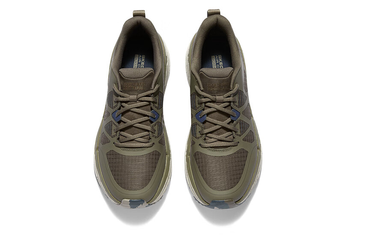 Skechers MAX CUSHIONING PREMIER TRAIL Cushioning Abrasion Resistant Waterproof Low top Running Shoes Men’s Brown