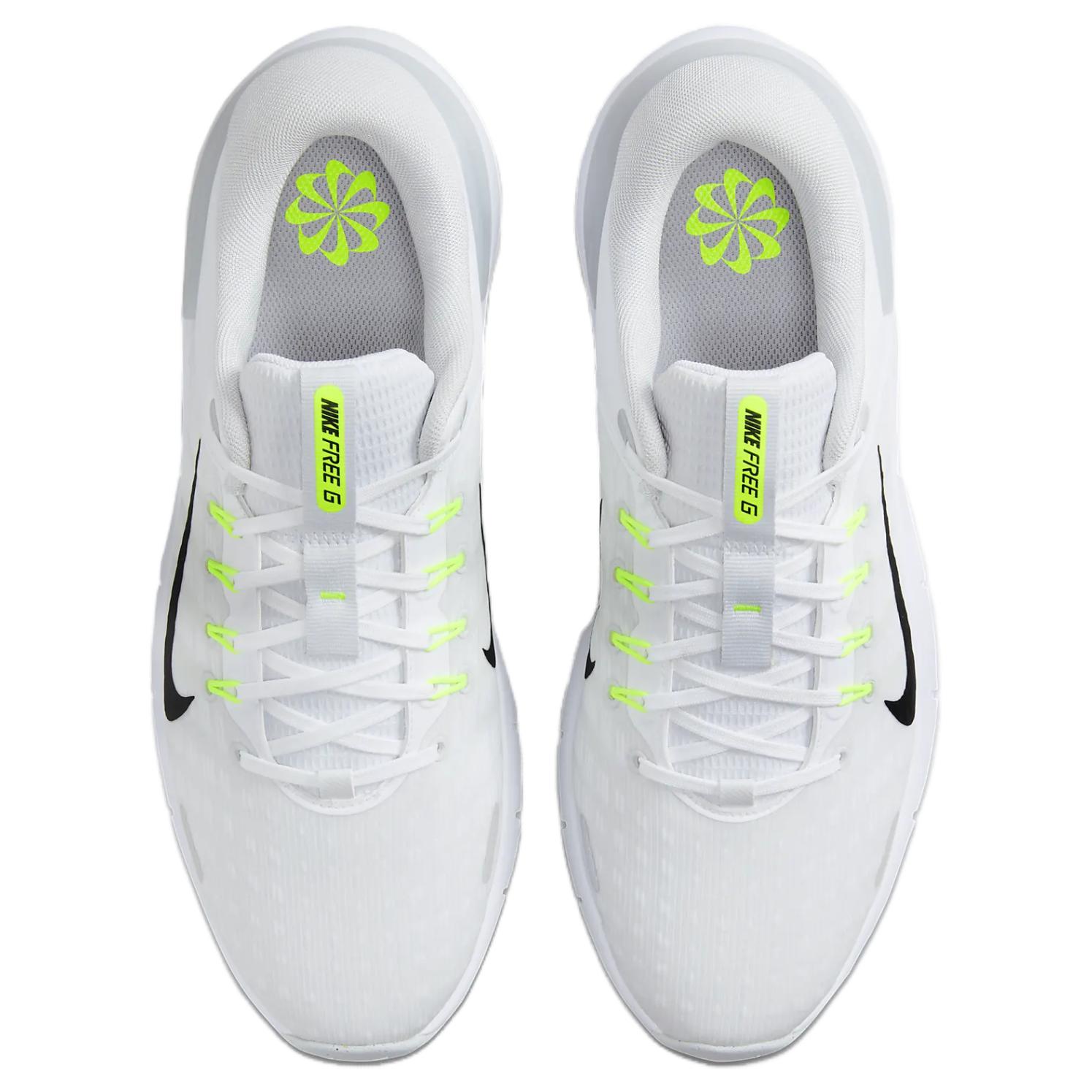 Nike Free Golf Next Nature White Pure Platinum Wolf Grey Black