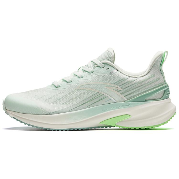 Anta Cushioning Slip Resistant Abrasion Resistant Low top Running Shoes Women’s White Cyan