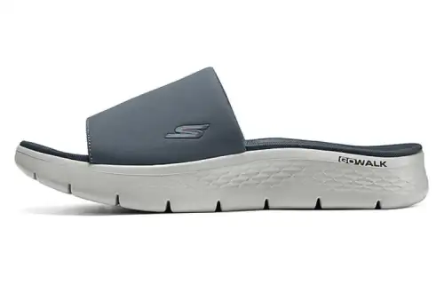 Skechers EVA Abrasion Resistant Slide Slippers Men's Gray