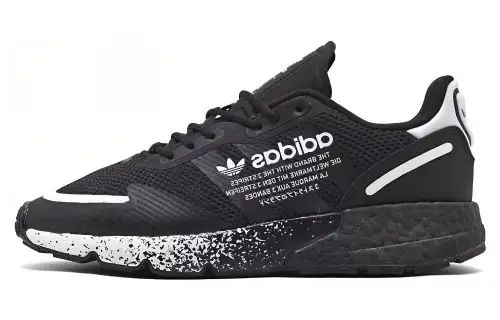 Adidas Originals ZX 1K Boost 2.0 Comfortable Mesh Slip Resistant Running Shoes Men's Black