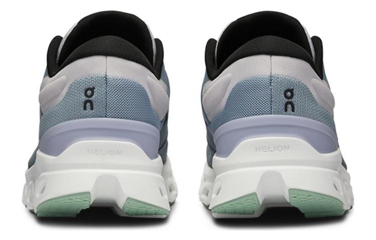 On Cloudstratus 3 Cushioning Low top Running Shoes Women’s Gray Blue