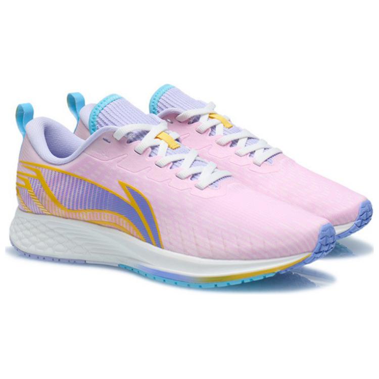 Li Ning Red Hare 1 Racing Cushioning Rebound Cushioning Rebound Low top Running Shoes Women’s Peachy Pink