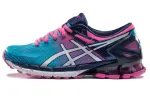Asics Gel Kinsei 6 Fabric Comfortable Abrasion Resistant Low top Running Shoes Women's Blue Pink
