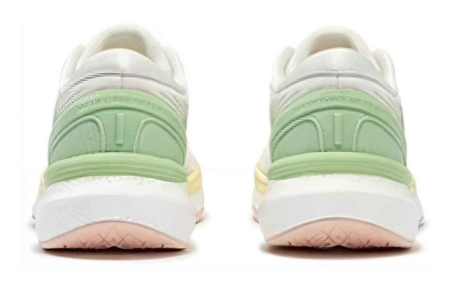 361° Spire 2 Cushioning Breathable Cushioning Breathable Low top Running Shoes Women’s White Green Yellow