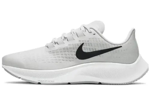 Nike Pegasus 37 air-cushion woven fabric shock-absorbing anti-slip low-top running shoes men's white and black