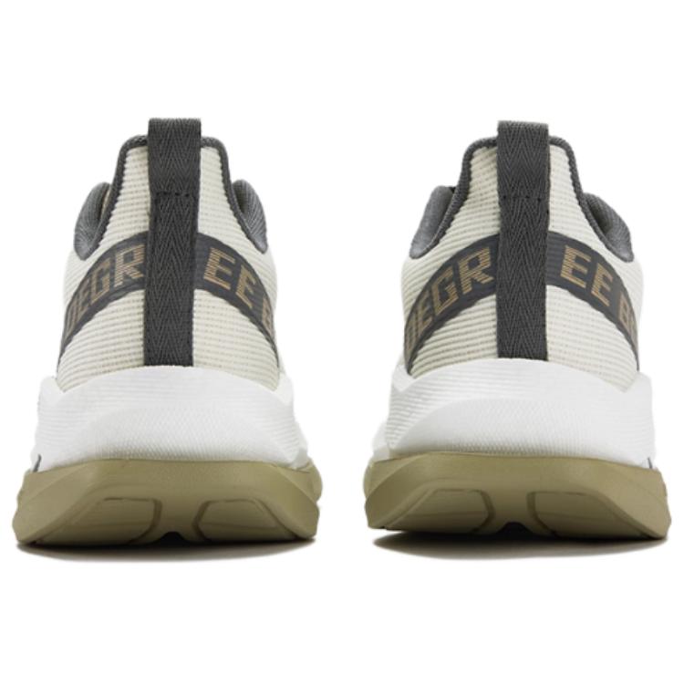 361° Slip Resistant Abrasion Resistant Low top Casual Racing Running Shoes Men’s White Green Gray