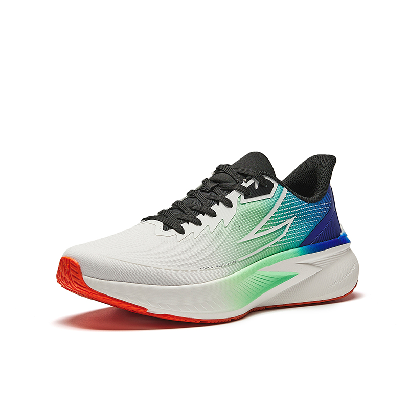 Anta Cushioning, Wear Resistant Low top Running Shoes Men’s Papyrus White