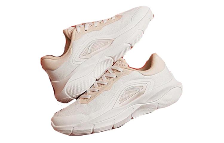 Anta Slip Resistant Abrasion Resistant Low top Running Shoes Women’s Papyrus White Dust Brown