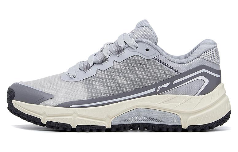 Li Ning Yijie Lite Abrasion Resistant Breathable Low top Running Shoes Women’s Gray
