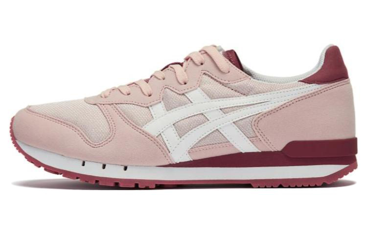Onitsuka Tiger Classic sports comfortable synthesized wear-resistant lightweight low fuchsia running sneakers for leisure for men and women