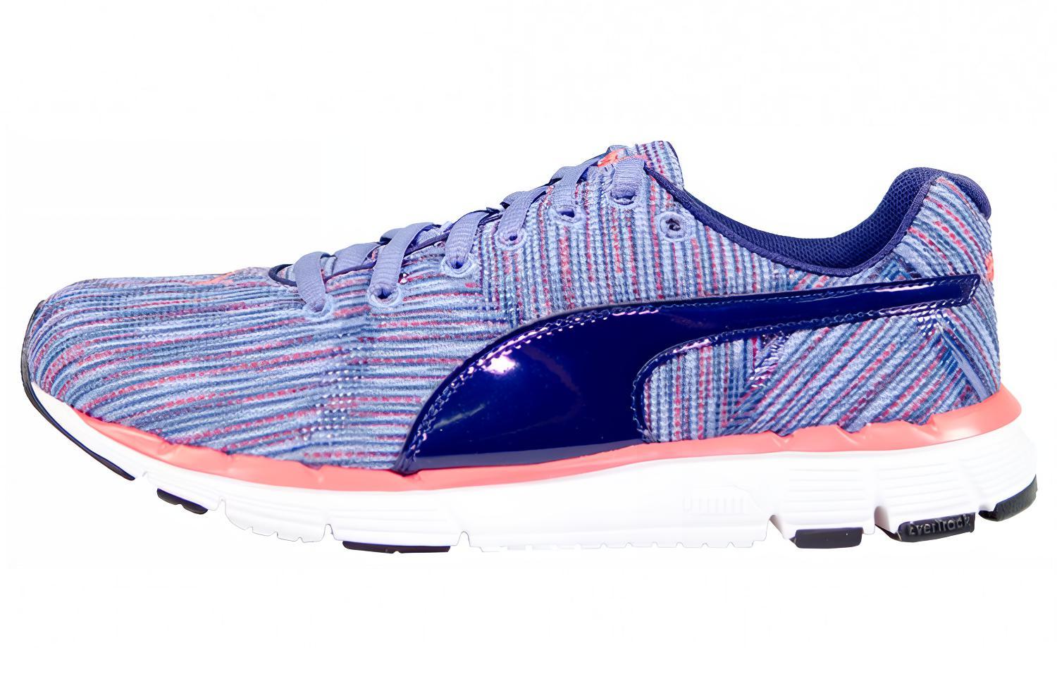 PUMA Flexracer Fabric Cushioning Slip Resistant Abrasion Resistant Breathable Lightweight Low top Running Shoes Women's