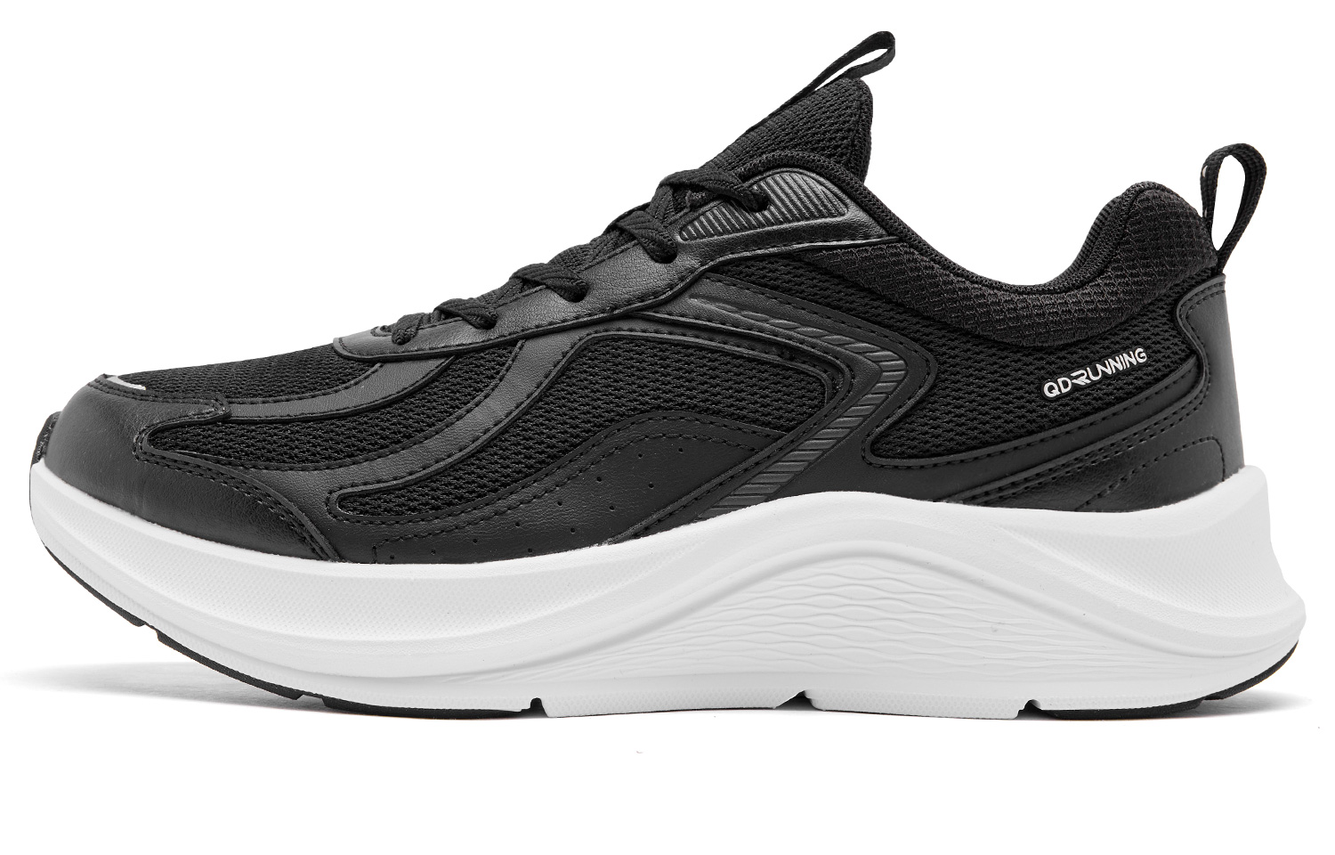QIAODAN Synthetic Leather, Textile Height Increasing Abrasion Resistant Lightweight Breathable Slip Resistant Low top