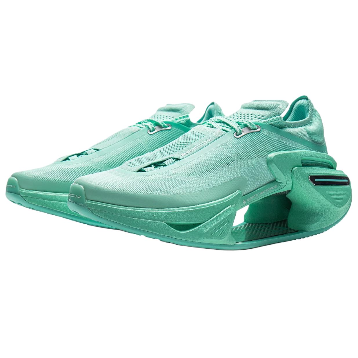 Li Ning Shadow 3.0 Fabric Low top Casual Racing Running Shoes Unisex Celadon Turquoise