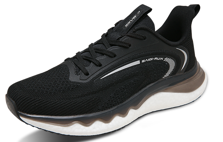 SAIQI Low top Supercritical Running Shoes Men’s Phantom Black