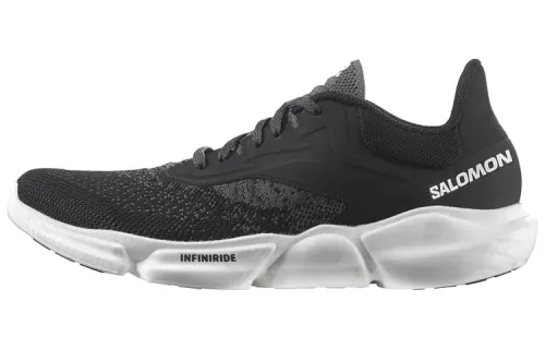 SALOMON Predict Soc 3 Comfortable Leather Slip Resistant Abrasion Resistant Low top Running Shoes Men's Black