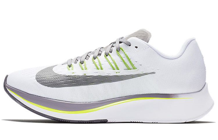 Женские кроссовки Nike Zoom Fly 1 (белый / серый / черный)