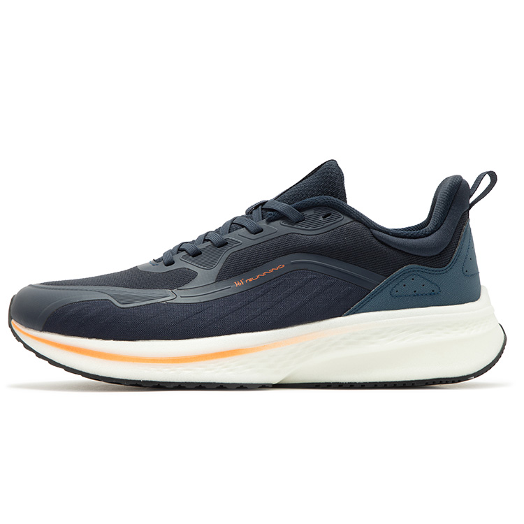 361° Comfortable Round Toe Cushioning Slip Resistant Cushioning Slip Resistant Low top Running Shoes Men’s Blue