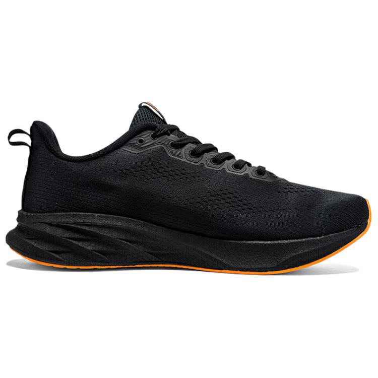 361° Wear resistant And Lightweight Low top Casual Running Shoes Men’s Black Orange