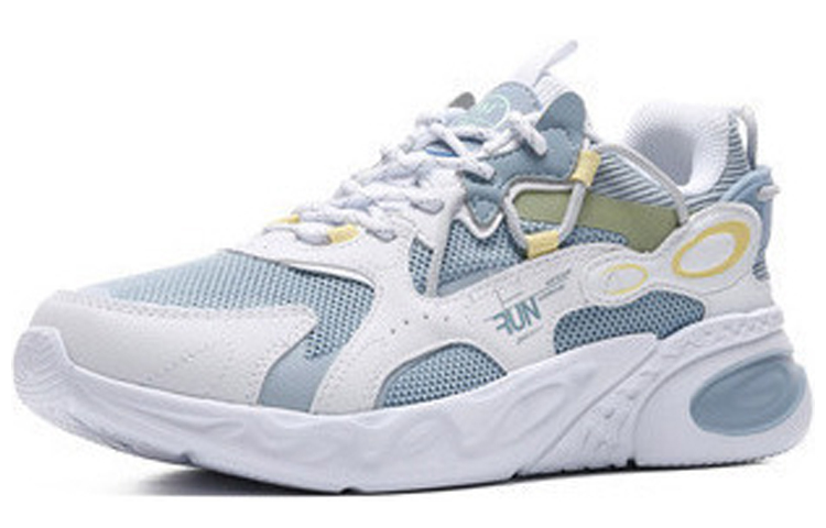 361° Dragon Eyes Dragon Eyes Cushioning Slip Resistant Abrasion Resistant Low top Running Shoes Women’s White Blue