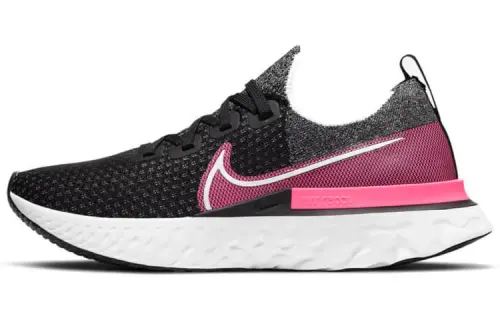 Nike React Infinity Run Flyknit 'Black Pink Blast' Women's